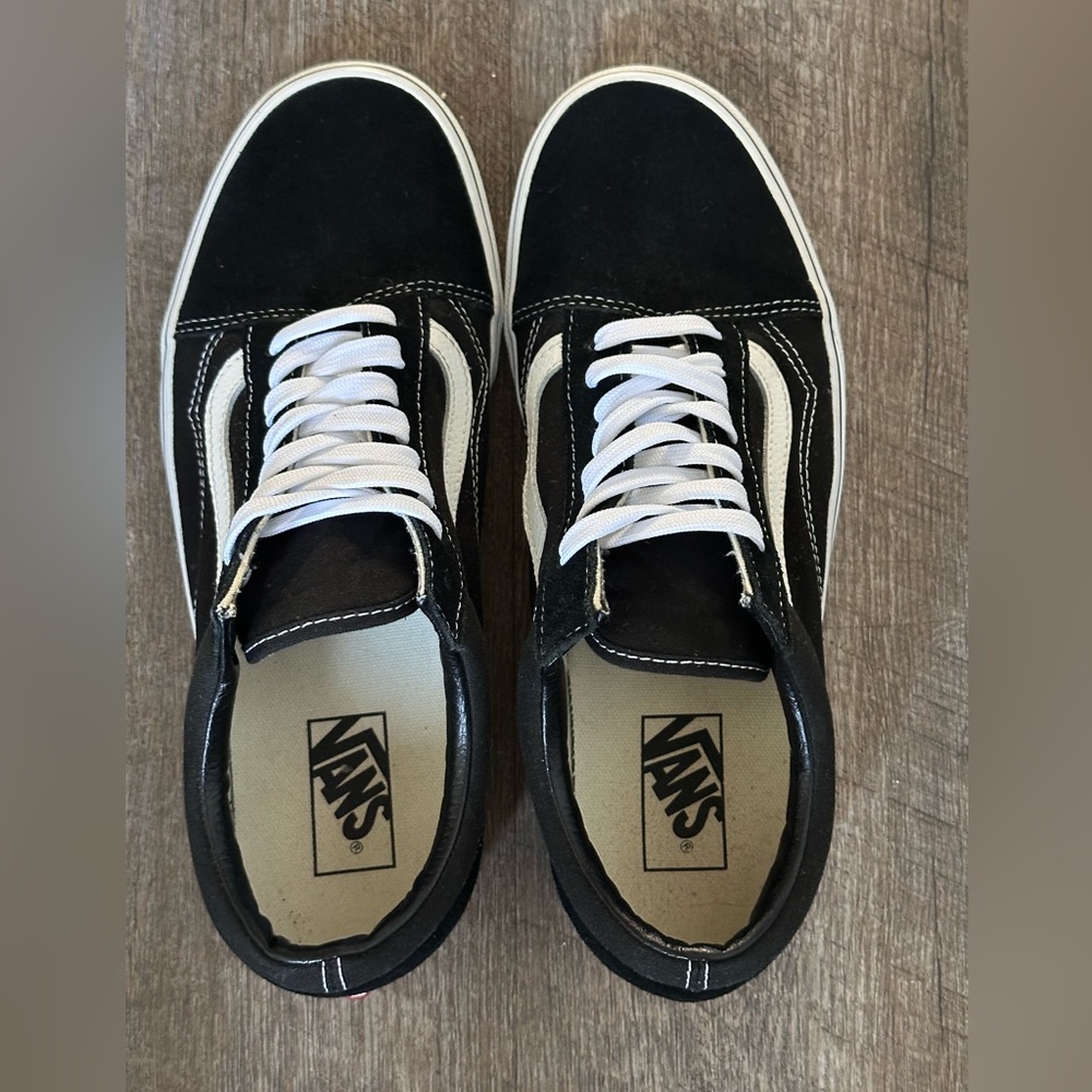 Vans | Old Skool Black White Sneakers (9.5M/11W) - Picture 6 of 9